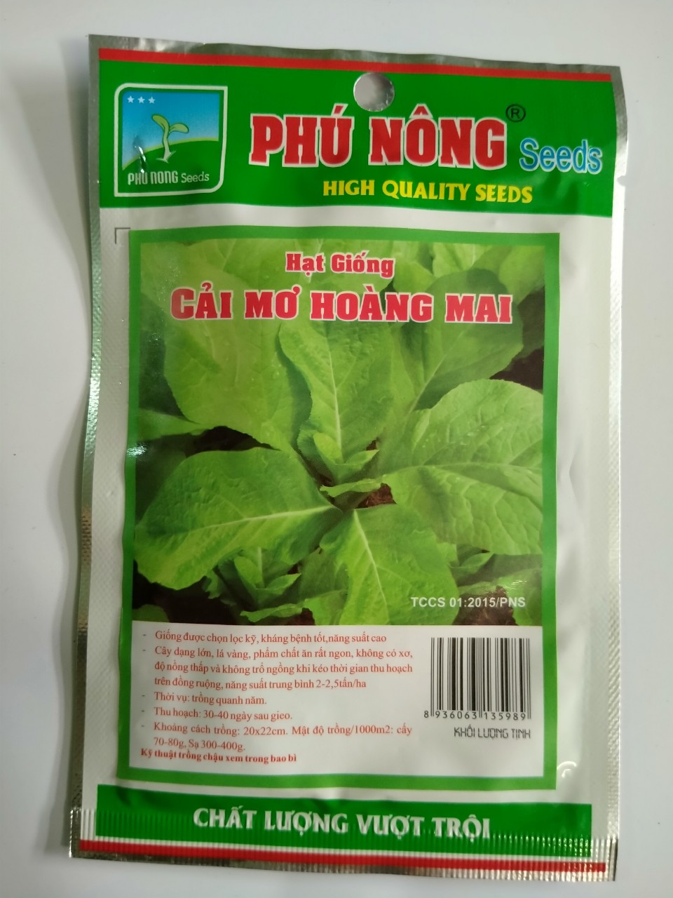Hạt giống cải mơ Hoàng Mai gói 20gr