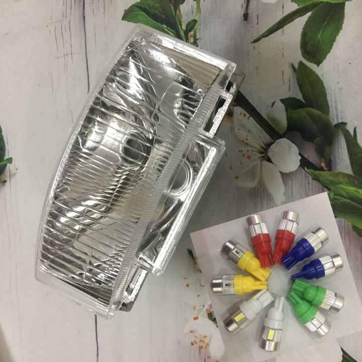 Pha đèn xe VIVA - đèn pha xe máy Cặp xi nhan DEMI 6led gắn xi nhan trước hoặc sau