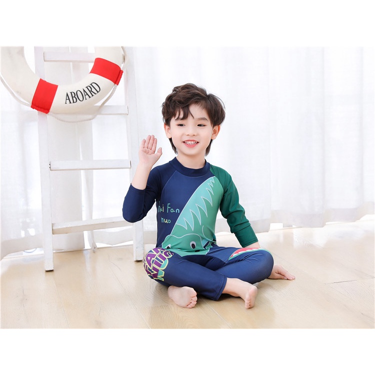 Áo bơi bé trai khủng long 3 kiểu dáng (không kèm nón bơi)