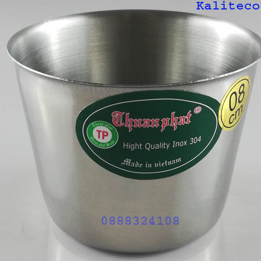 Chung Làm Đá Inox Thuận Phát 8cm -Bộ 10 chung