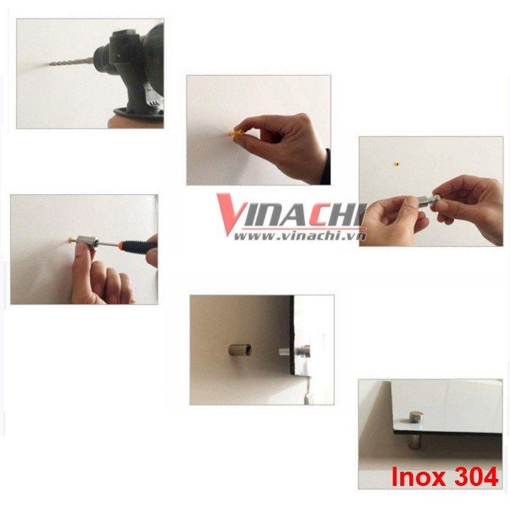 Ốc chân kính inox - 30 mm (cái )