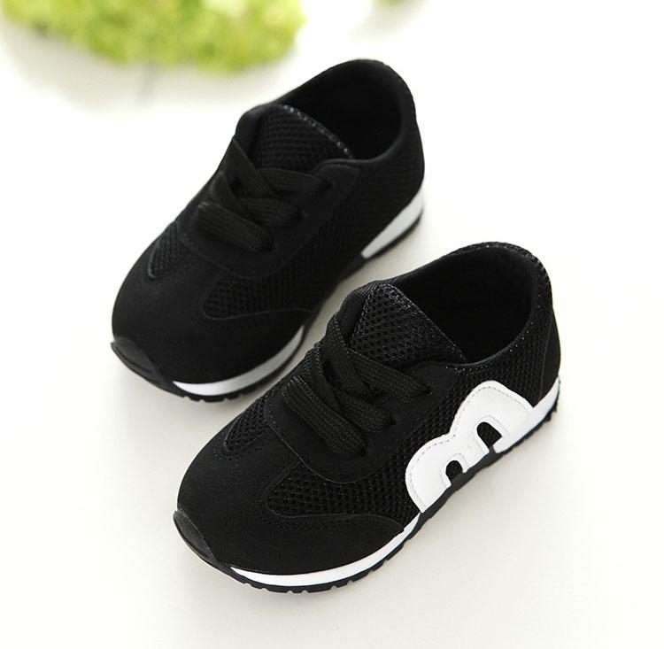 Giày thể thao bé trai thời trang RS009 (Đen) Size 21-30