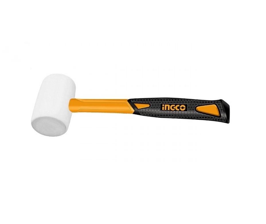 Búa cao su (trắng-220g) Ingco HRUH8308