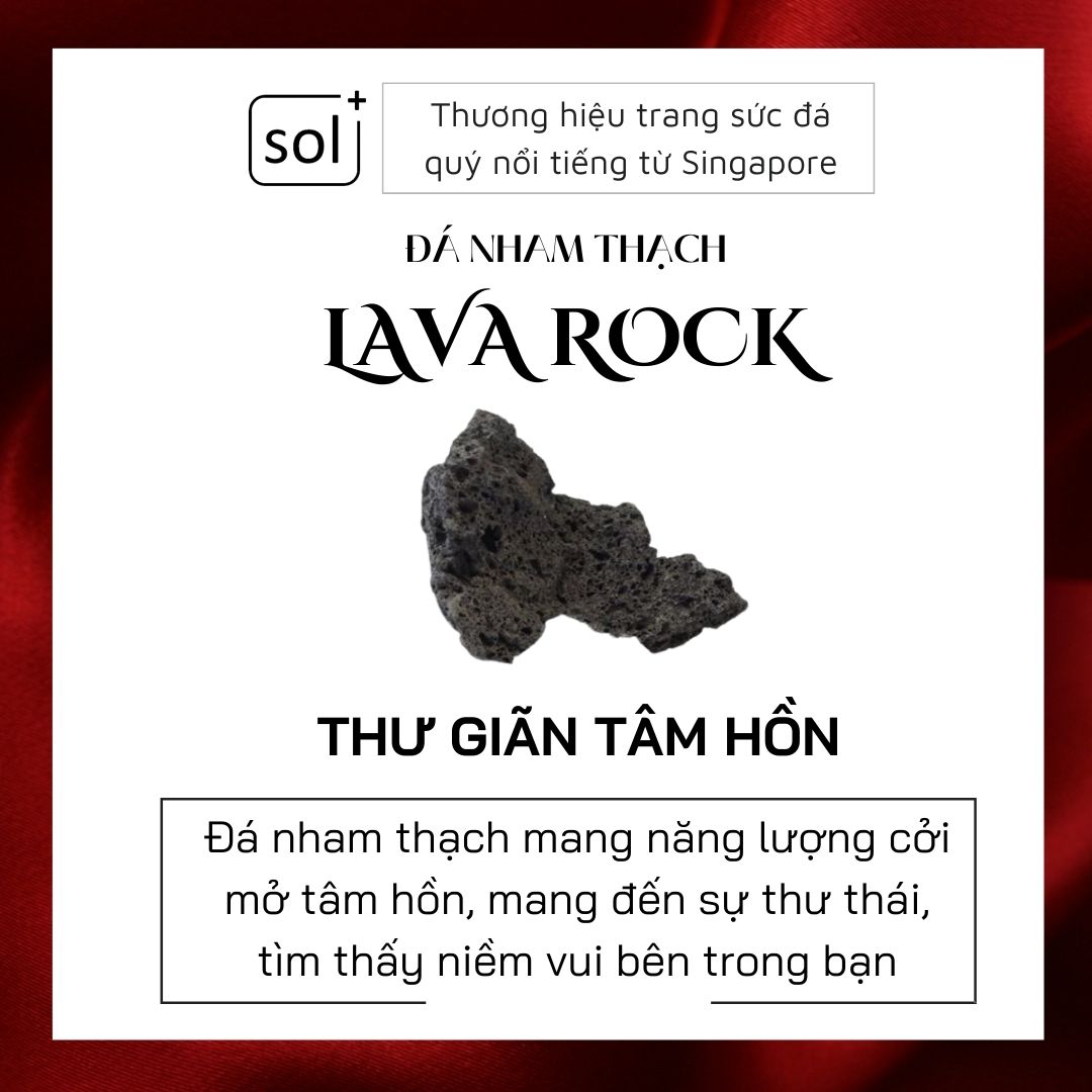 Vòng Tay Chakra 8mm Đá Nham Thạch Khuếch Xạ Hương Luân Xa Chakra Bracelet Lava Rock - Năng Lượng Tích Cực, May Mắn Sol Plus (Phiên Bản Đặc Biệt)