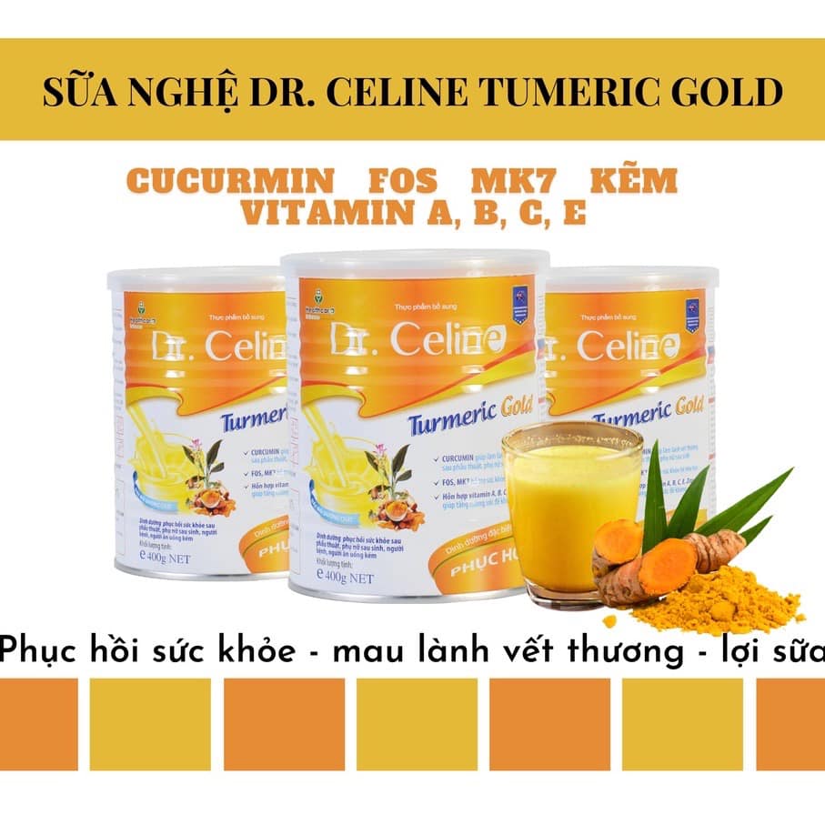 Sữa Nghệ Dr Celine Turmeric Gold 400g