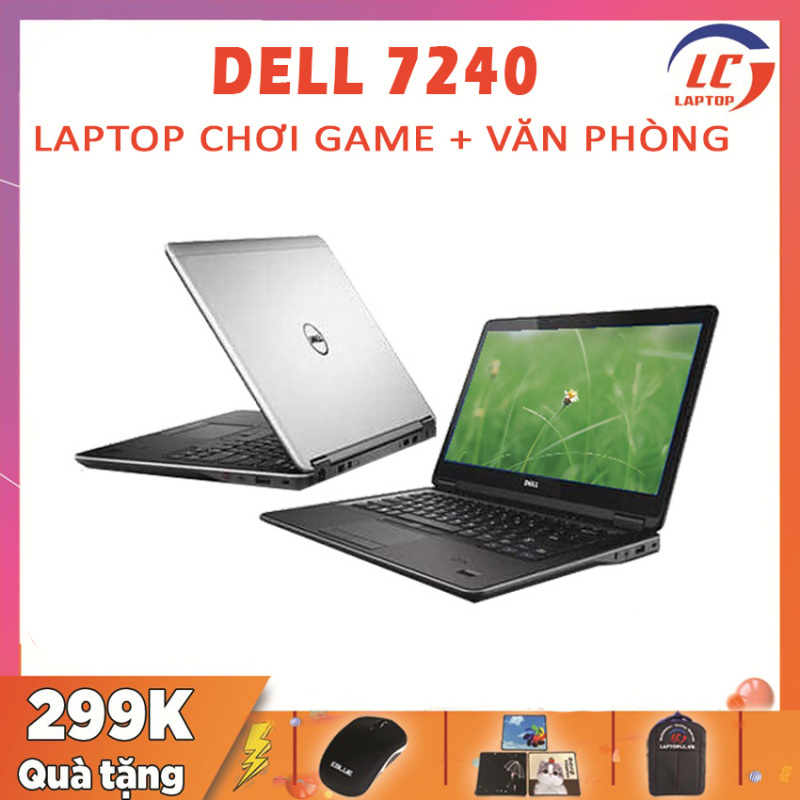 [Trả góp 0%]Laptop Văn Phòng Giá Rẻ Dell Latitude 7240 i5-4200U VGA On Intel HD 4400 Laptop Game