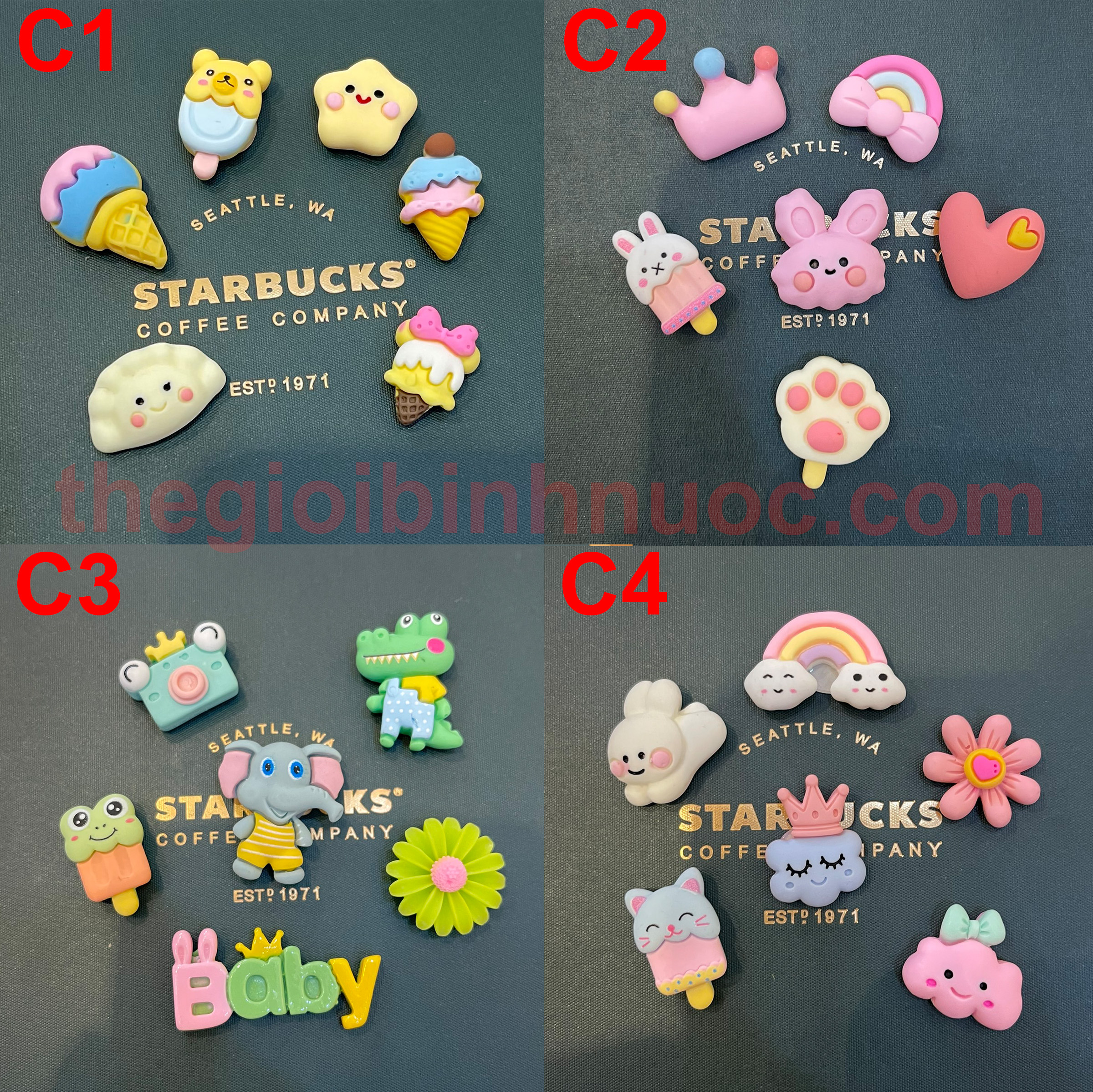 Sticker 3d trang trí bình giữ nhiệt bình nước