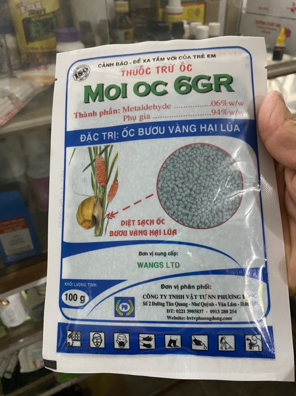 Thuốc trừ ốc - Moi oc 6GR (100g)