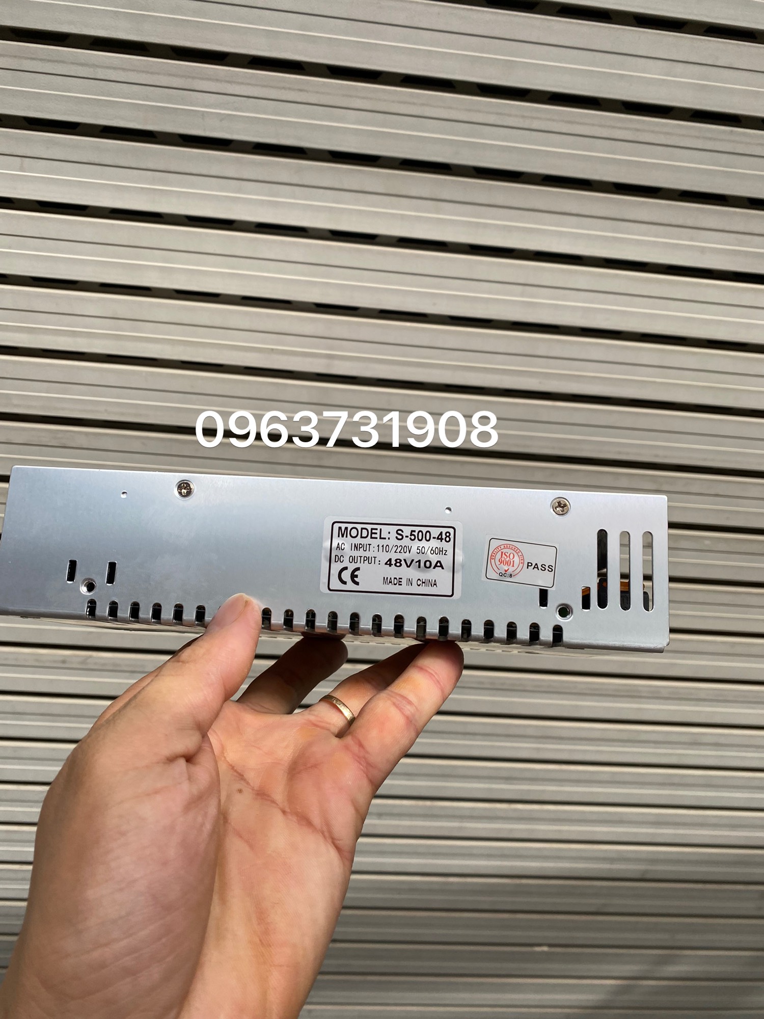 Nguồn tổ ong 48V 10A có quạt hàng cao cấp