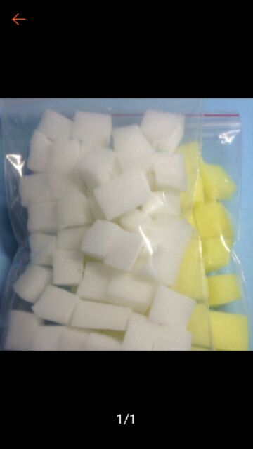 Mút xốp làm jelly cube slime ( đủ màu )