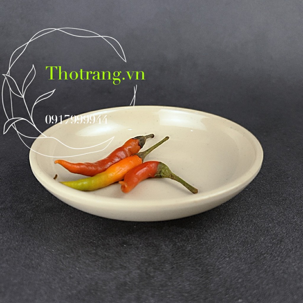 Chén nước chấm các loại nhựa melamine cao cấp màu nâu bóng fataco