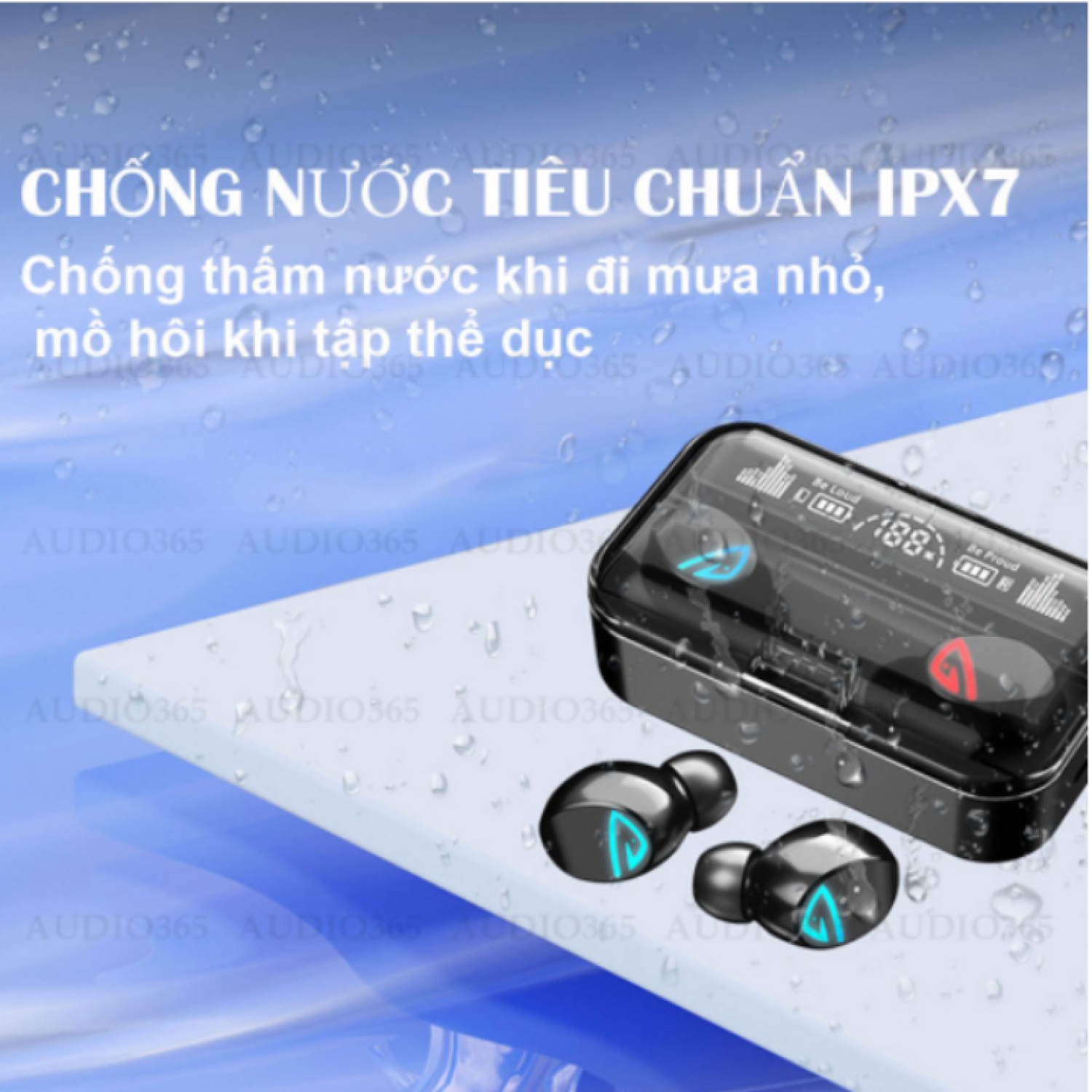 Tai nghe Bluetooth S10 Pro Kiêm Sạc dự phòng