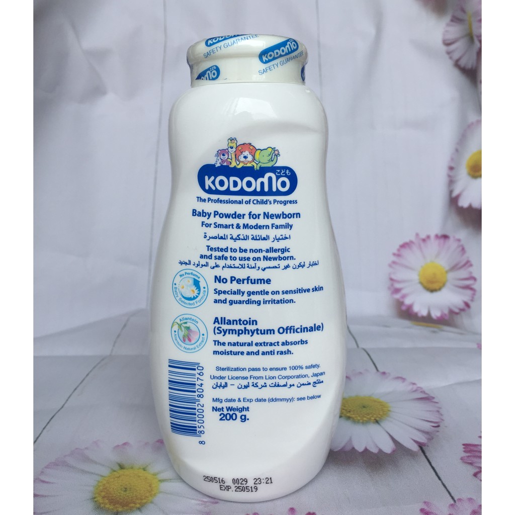 Phấn rôm trẻ em Kodomo Newborn Sensitive Skin (dành cho da nhạy cảm)