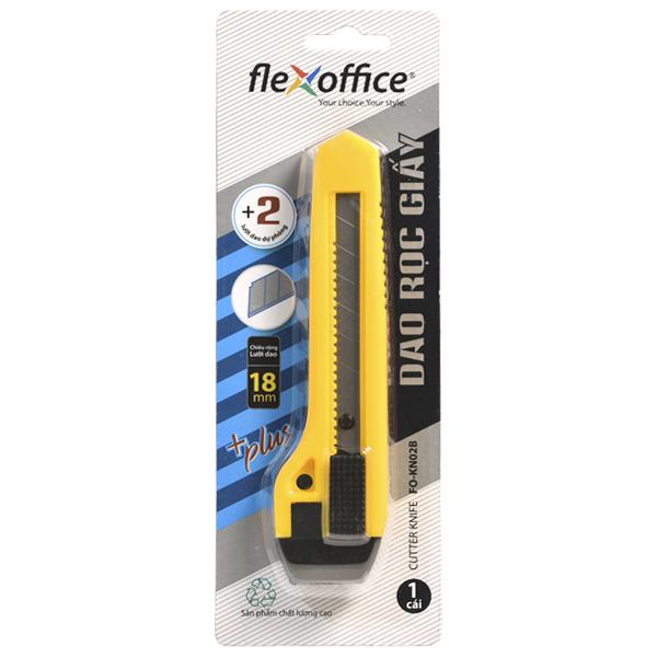 Combo 3  Dao rọc giấy Flexoffice FO-KN02B