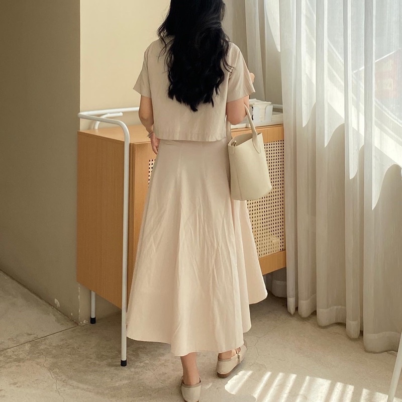 chân váy linen Reci 2 lớp MOD290922