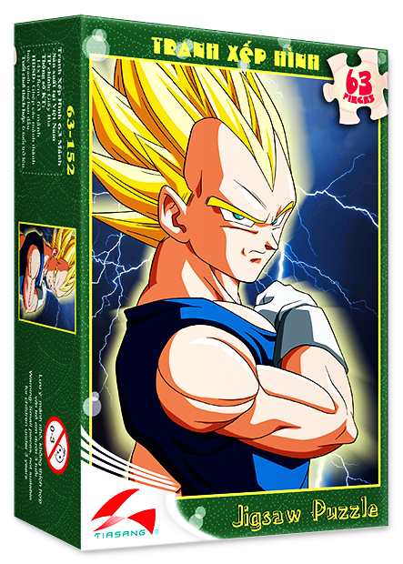 Tranh xếp hình 63 mảnh - Vegeta