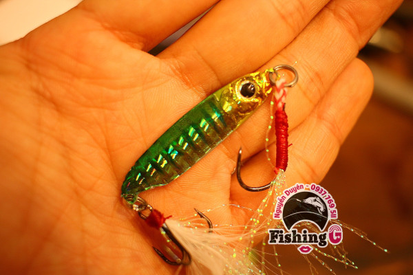 Mồi Jig mini câu cá. jig 7g, jig 10g