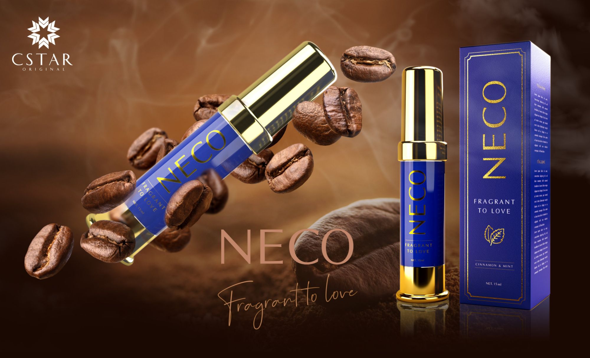 Xịt thơm Miệng NECO hương CAFE