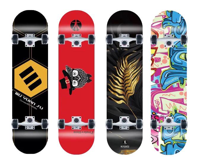 Mua Ván trượt skateboard đạt chuẩn thi đấu ( Mặt nhám + Bánh có đèn Led )
