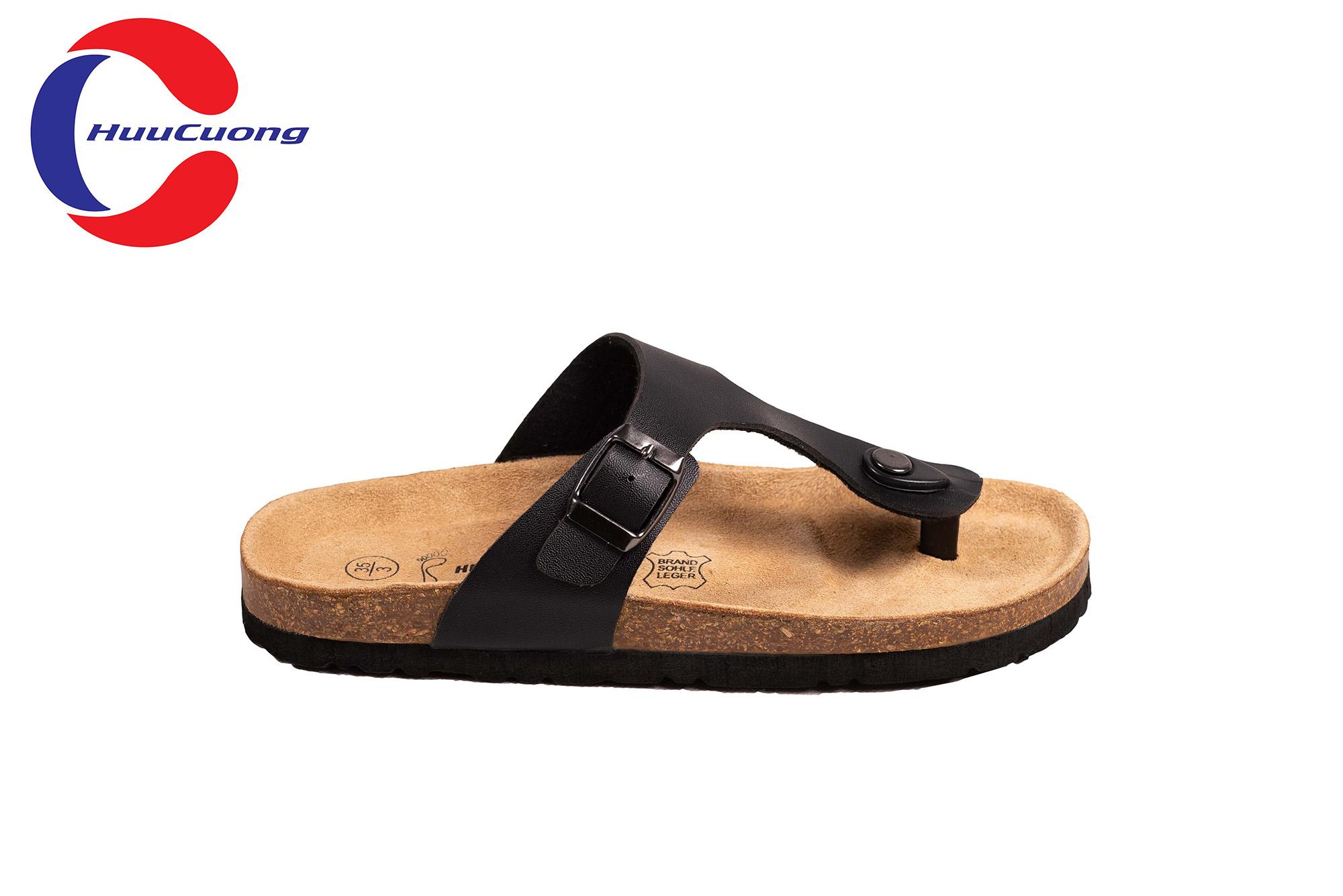 Dép sandal kẹp ngón nam nữ đế trấu
