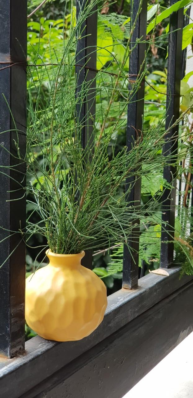 [HCM]BÌNH CẮM HOA MINI GÓC CẠNH GỐM SỨ BÁT TRÀNG