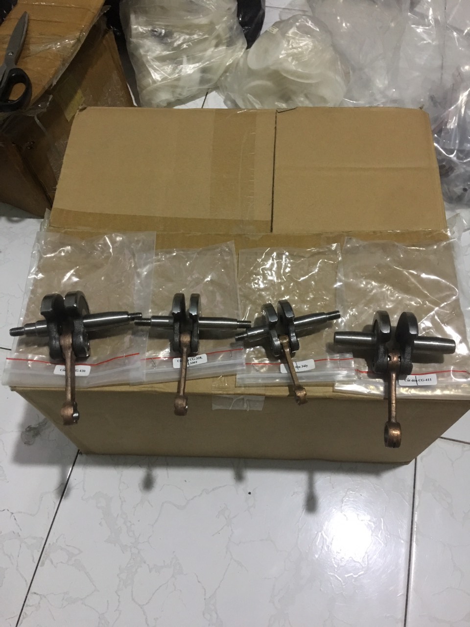 [Hcm]Lawn Mower Engine Arm/Axle Set. (Fountain Included)