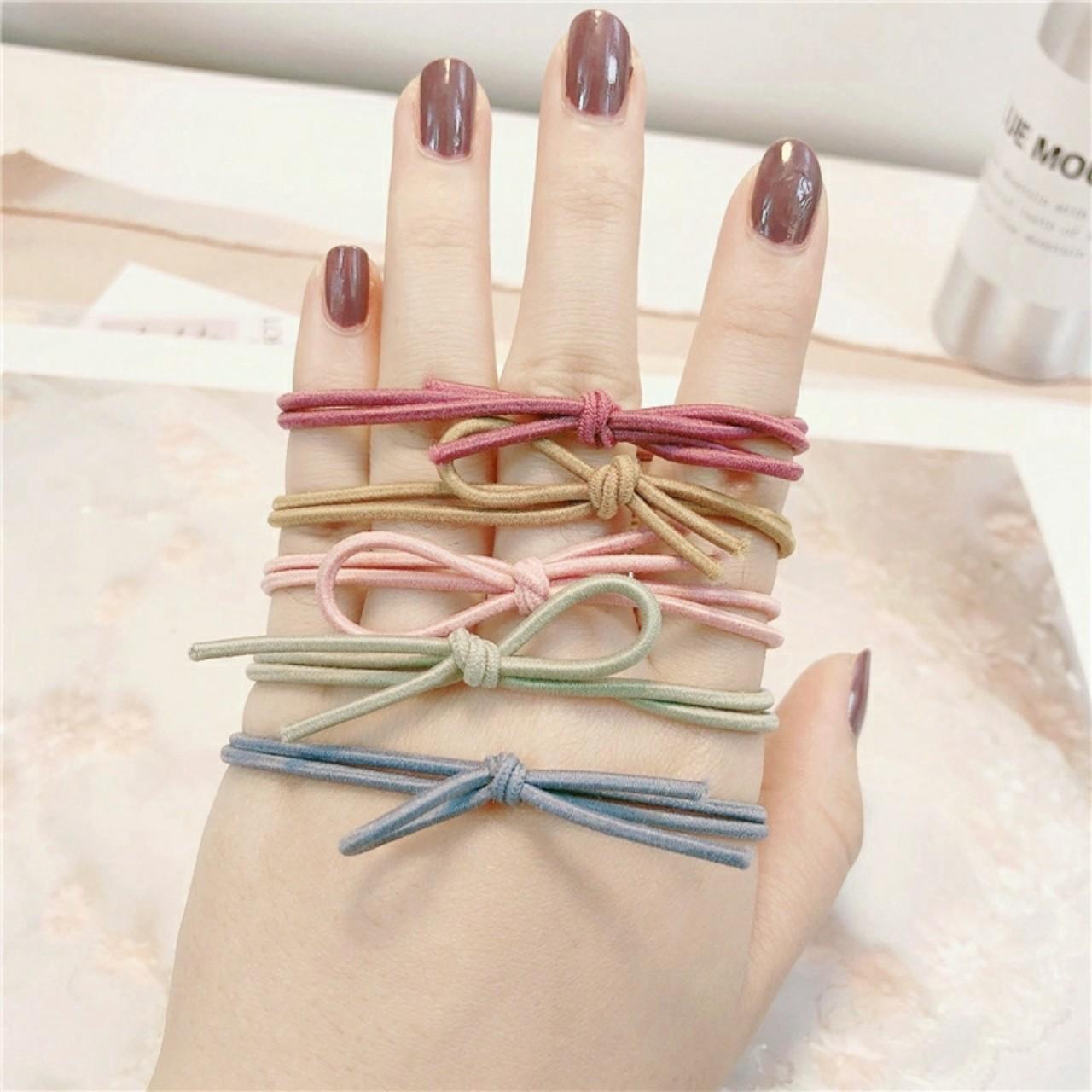 THUN  CỘT TÓC HÌNH TRÁI DÂU - 01 THUN