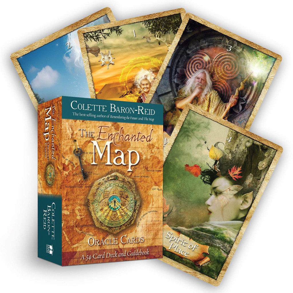 Bộ Tarot The Enchanted Map Oracle L3 Bài Bói New