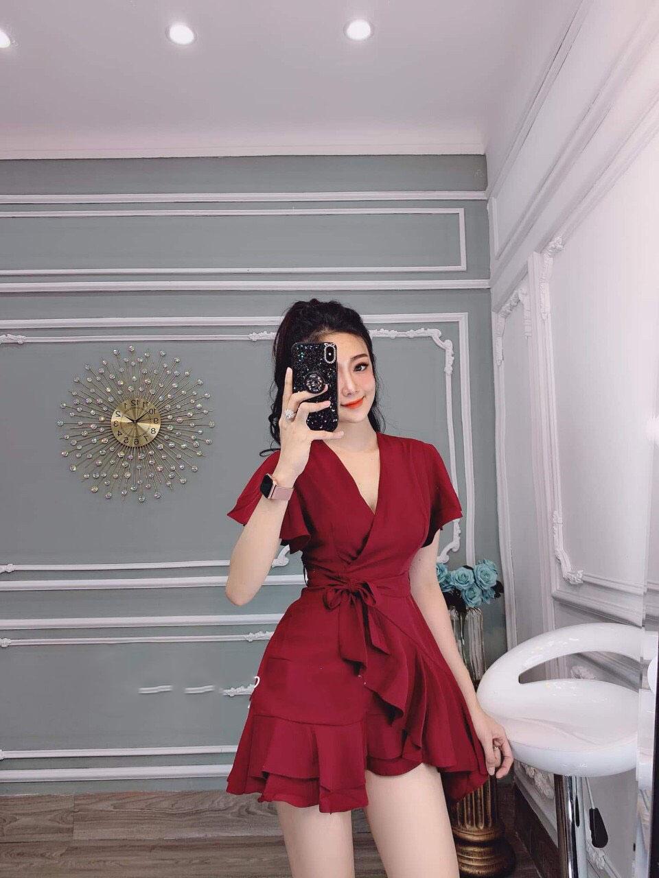 [HCM]Đầm  bèo 2 tầng thời trang nữ (Có big size)
