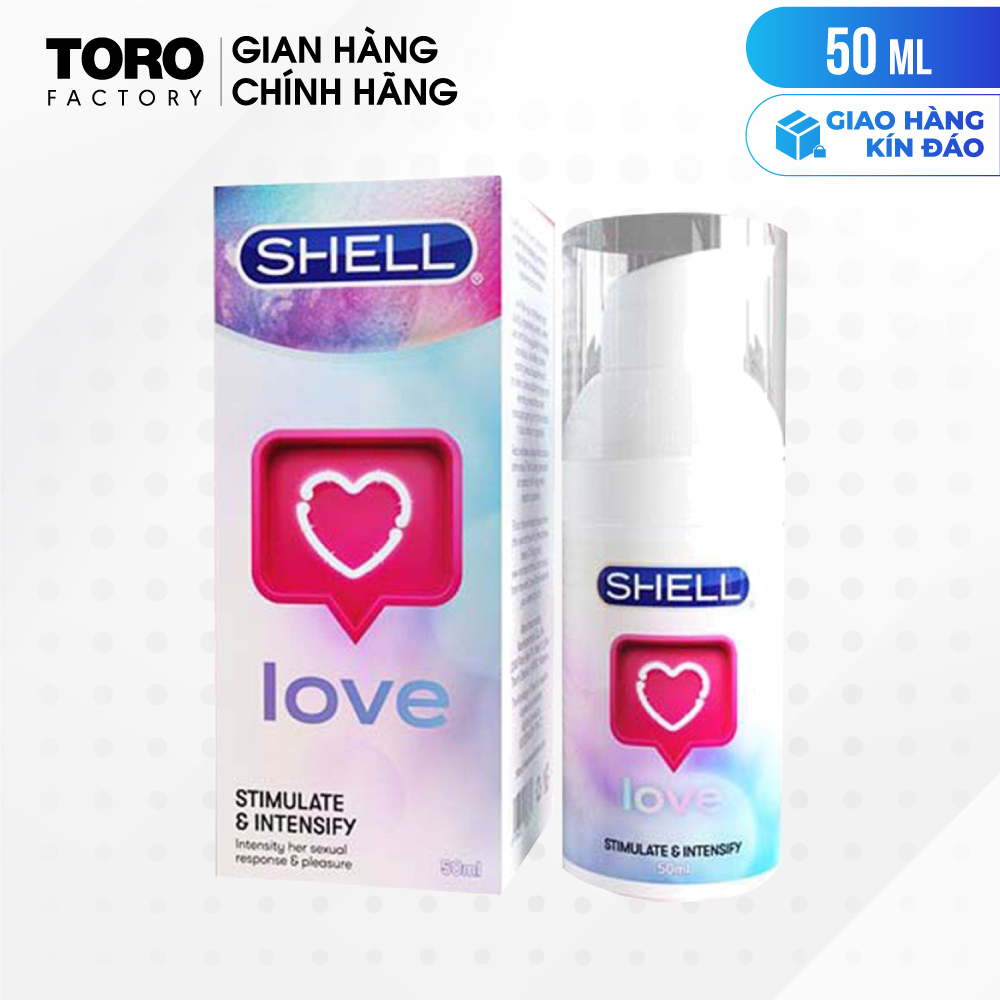 Chai 50ml Gel bôi trơn tăng khoái cảm nữ - Shell Love TORO FACTORY