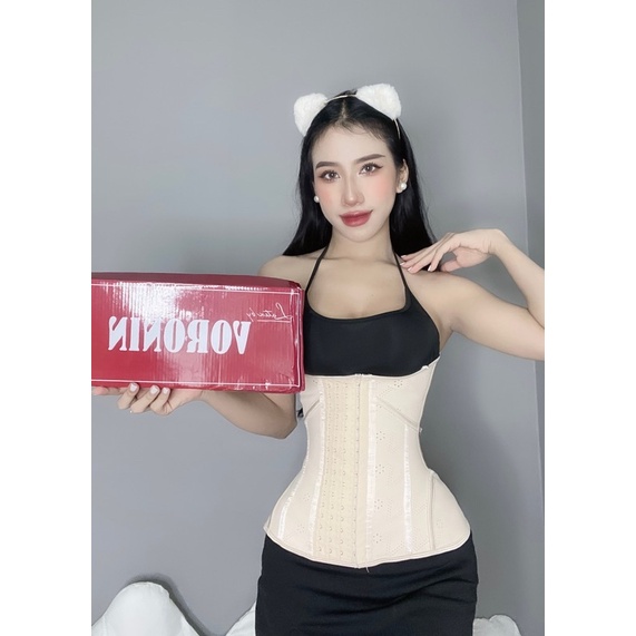 [ Combo Tặng nối + lót liner] Đai Latex BIẾN NHIỆT Voronin Cao Cấp ( mẫu mới)