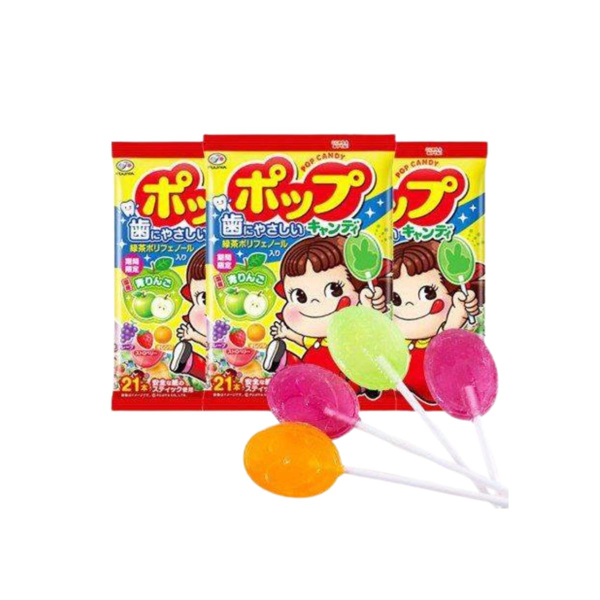 Kẹo Fujiya trái cây pop candy 21 que nội Địa Nhật[ T8/2023]