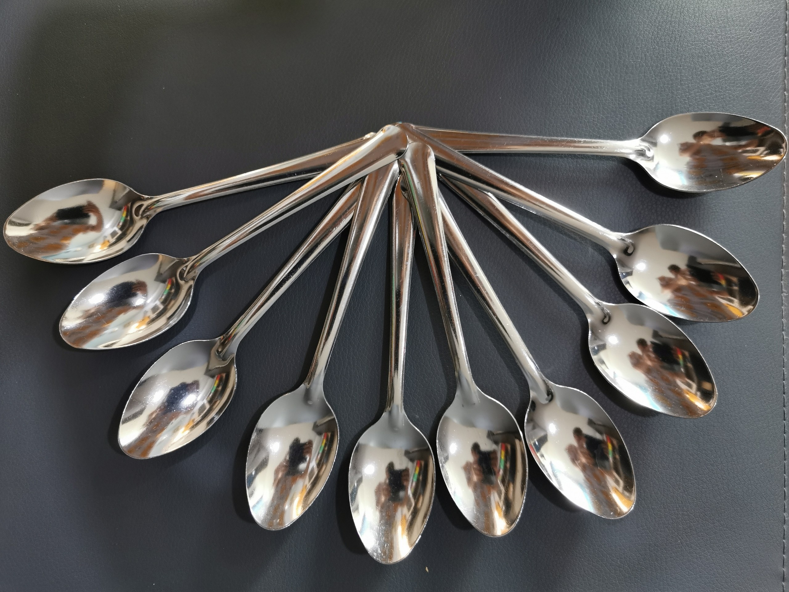 Muỗng Inox cán dài - combo 10 muỗng