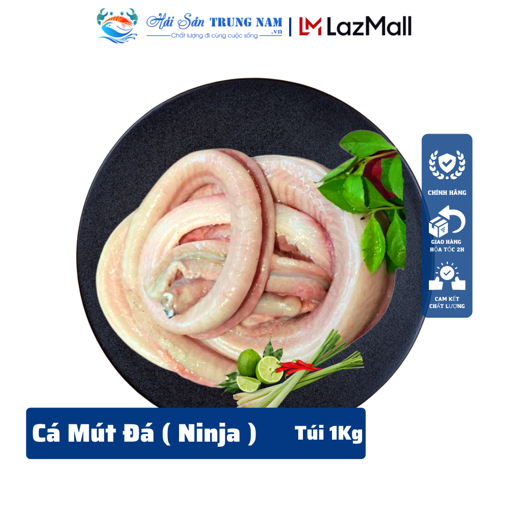 Cá Ninja Mút Đá Đông Lạnh Đã Làm Sach Da -Túi 1KG