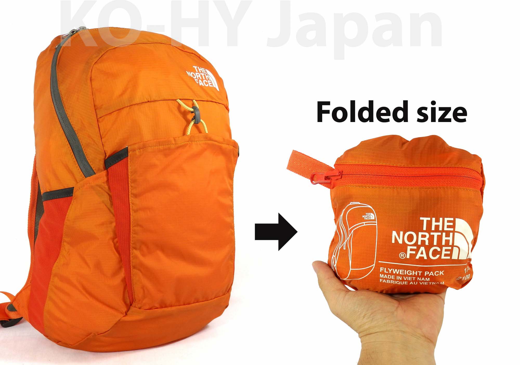 the north face flyweight packable backpack