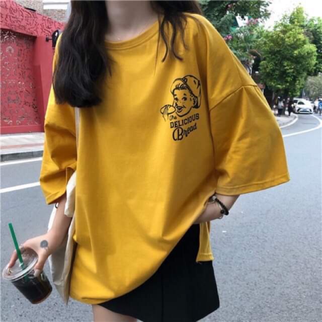 Áo cậu bé bánh mì BY12 Áo thun nam nữ, quần kaki, quần nữ, sét bộ mặc ở nhà, áo thun tay dài, quần jean ống rộng - LEEDA