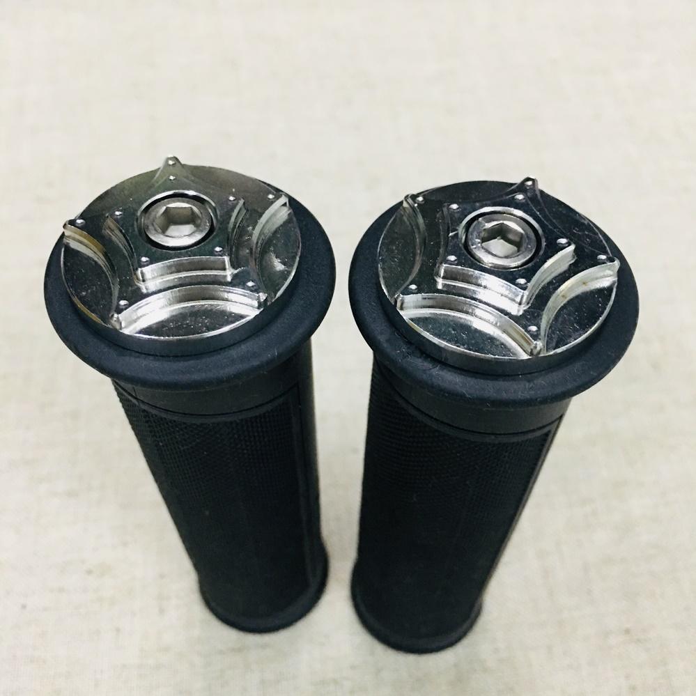 Combo gù sao inox 5 cạnh bao tay barracuda trang trí xe máy