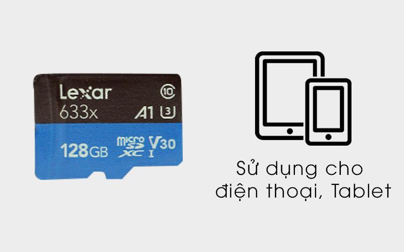 Thẻ nhớ MicroSD 128 GB class 10 UHS-I kèm Adapter