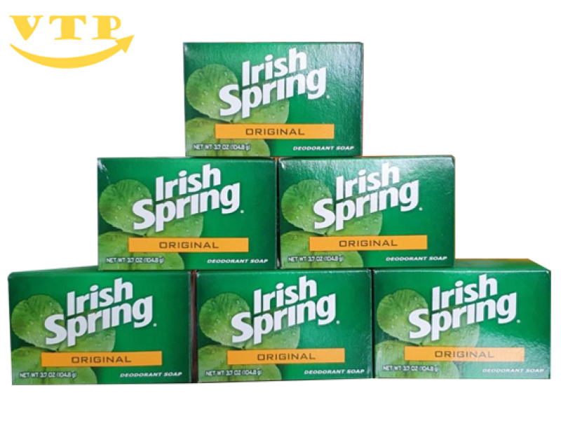 Combo 6 Cục Xà Phòng Irish Spring 104,8g Mỹ nhập khẩu