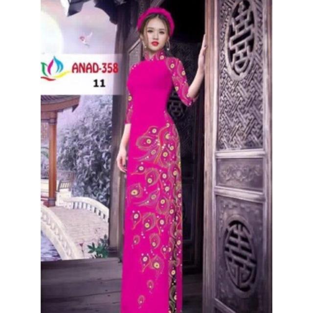 [HCM]Vải áo dài hoa nhí