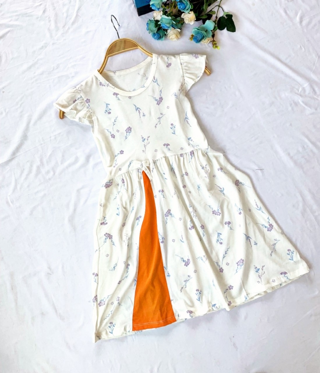 [Ảnh thật] đầm cotton mềm mại cho bé gái 20-35kg