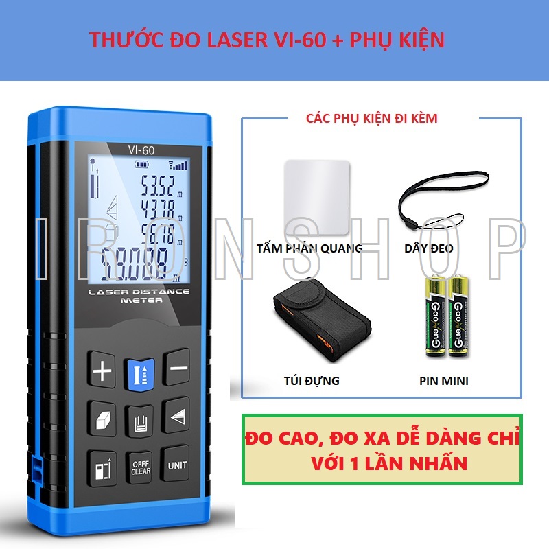 Laser distance meter.