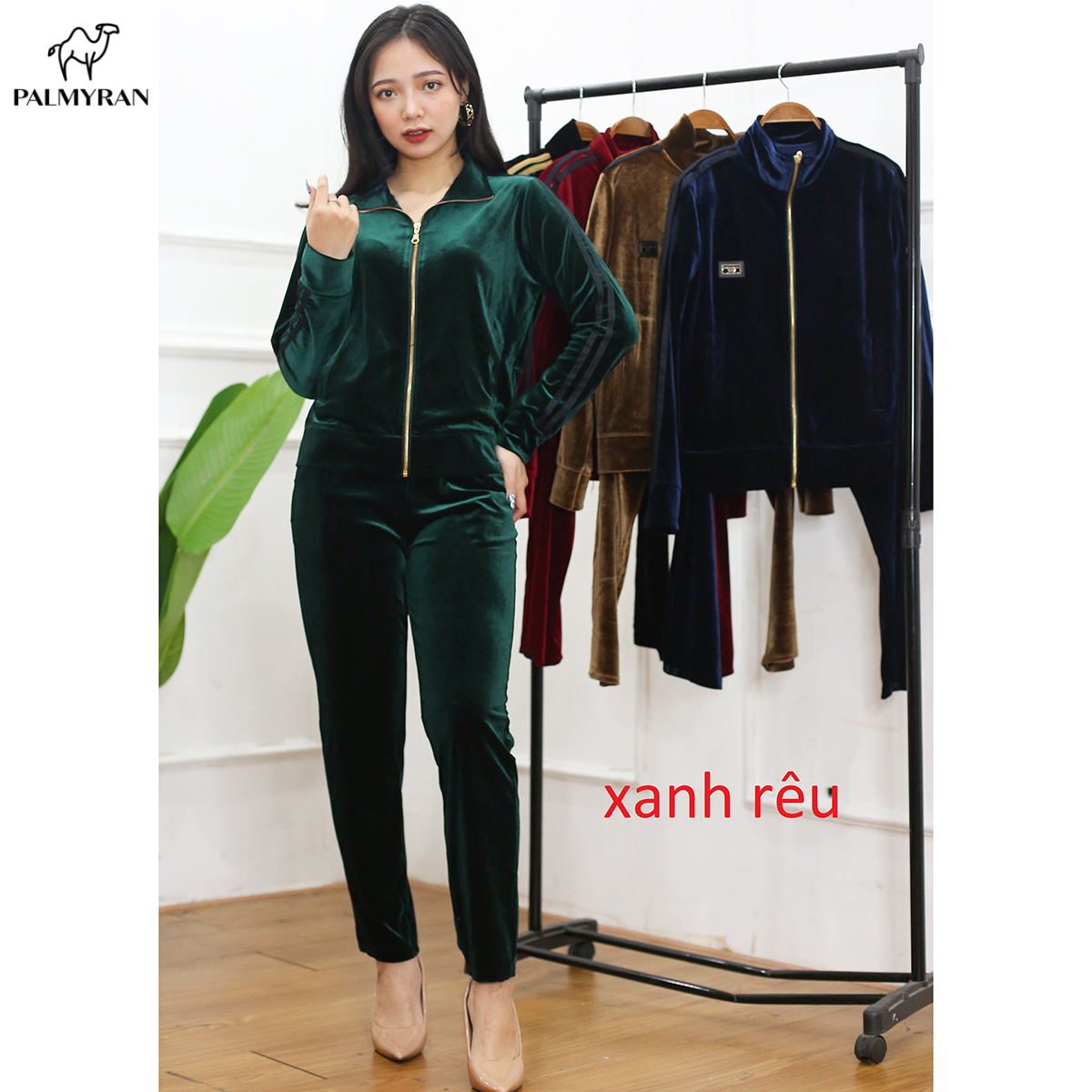 Bộ quần áo nhung tuyết cao cấp palmyran NT01