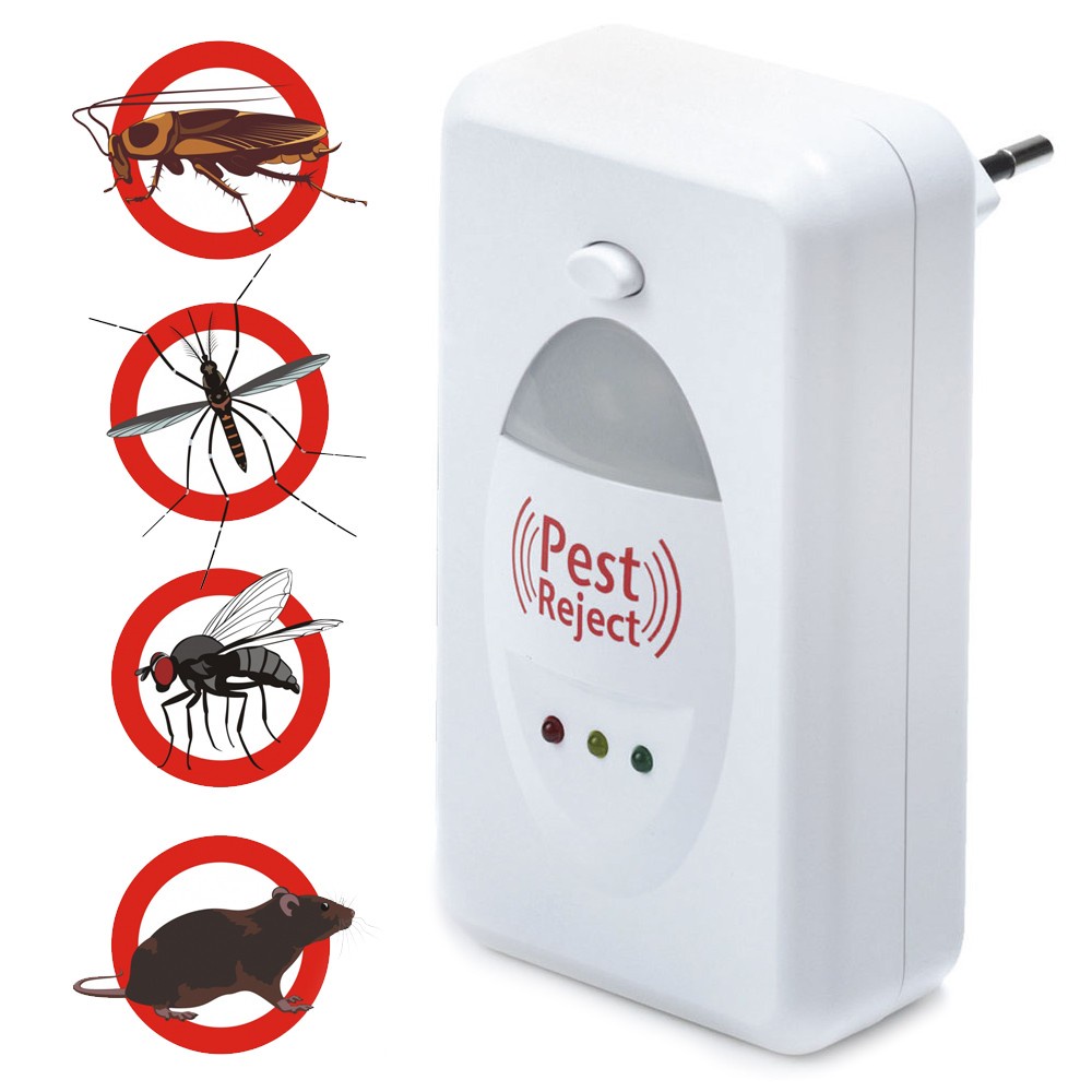 Thiết Bị Đuôi Trùng Pest Reject - Máy Đuổi Chuột Gián Muỗi
