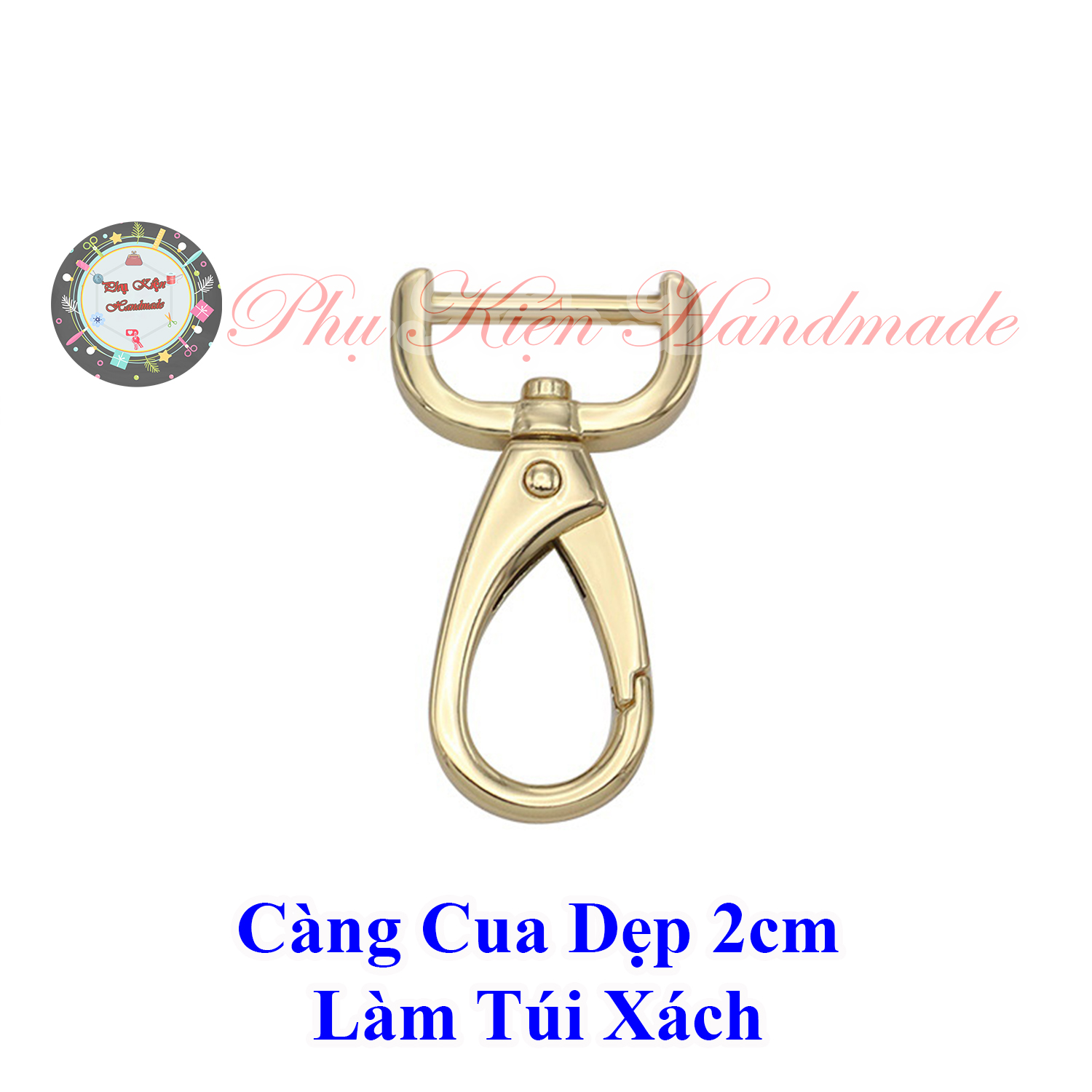 2cm Flat Crab Claws for Making Handbags (25K/Pair)