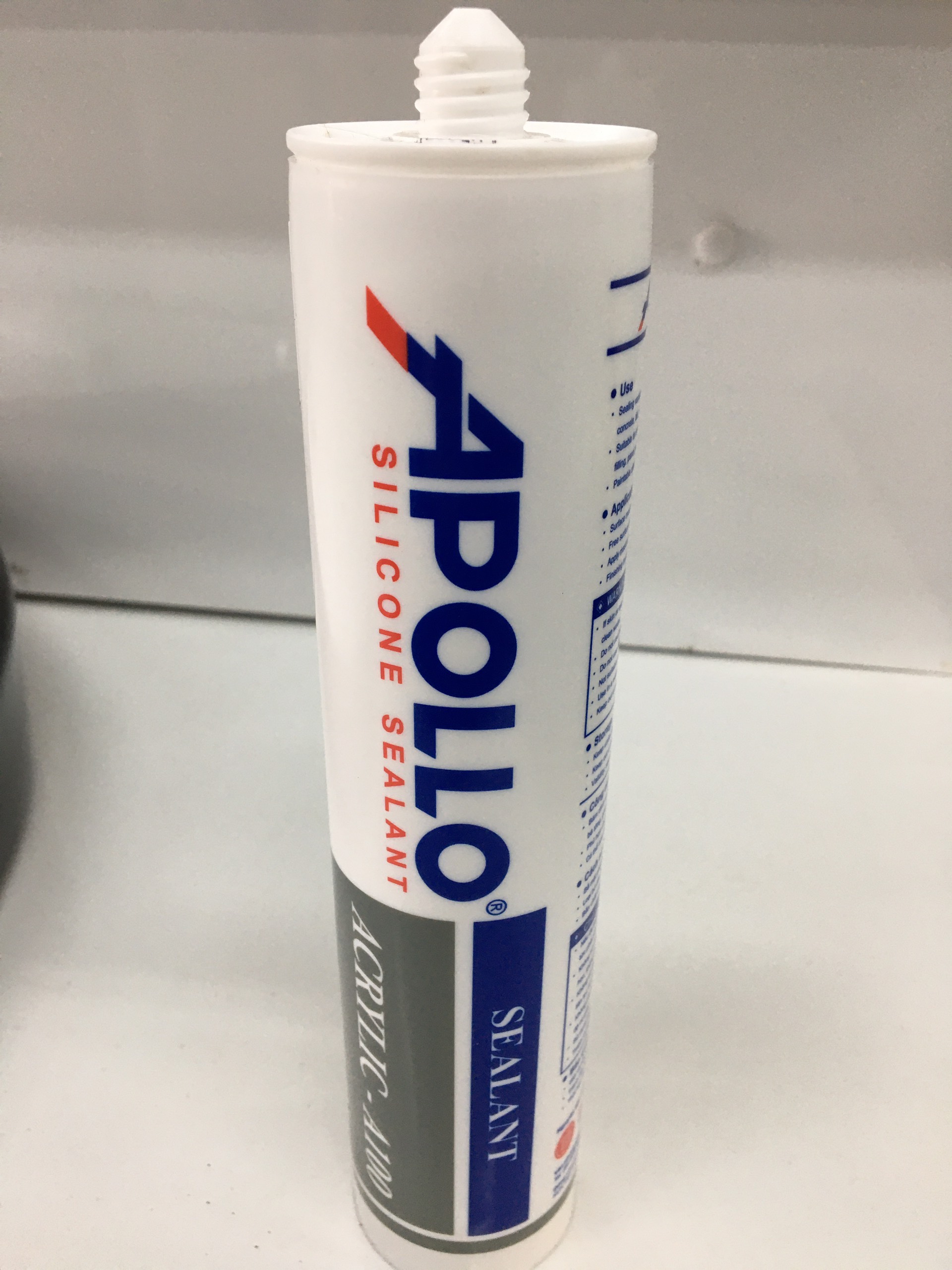 [COMBO] Keo kiếng Apollo A100 white (1 chai) + Súng bắn keo silicon