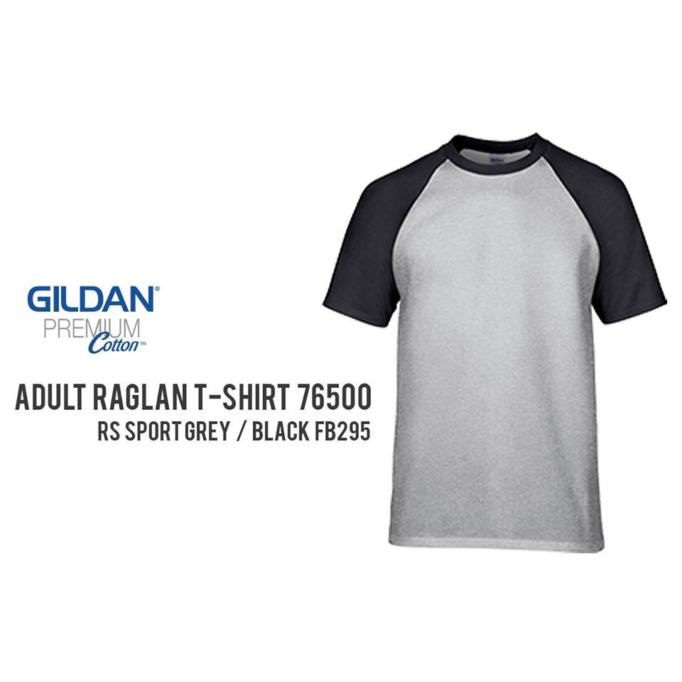 [ÁO THUN MỸ] Áo raglan gildan cotton nhập khẩu [MÃ 76500]