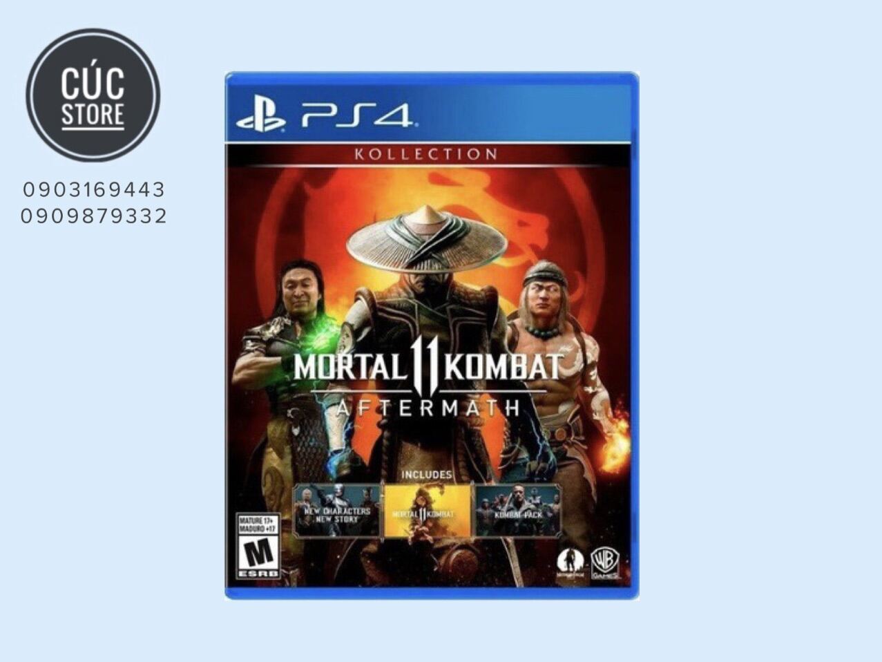 Đĩa chơi game PS4: Mortal Kombat 11 Aftermath- Ultimate Edtion