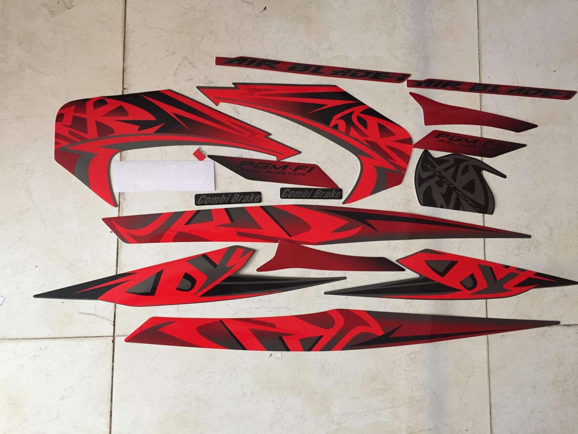 Tem rời airblade 2010 đỏ đen