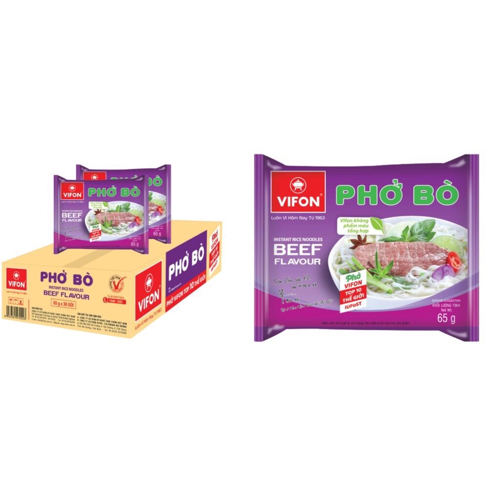 Combo 5 gói Phở VIFON tặng 1 gói